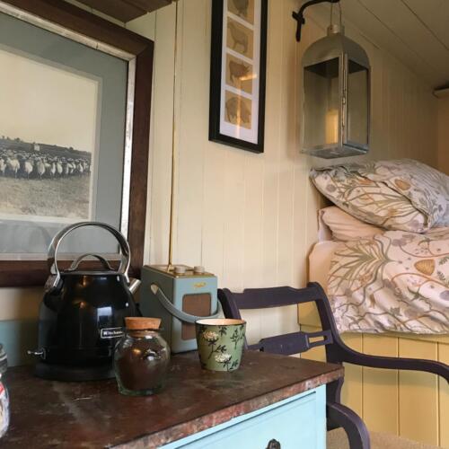 Tea and Coffee Facilities Forager Shepherd's Hut